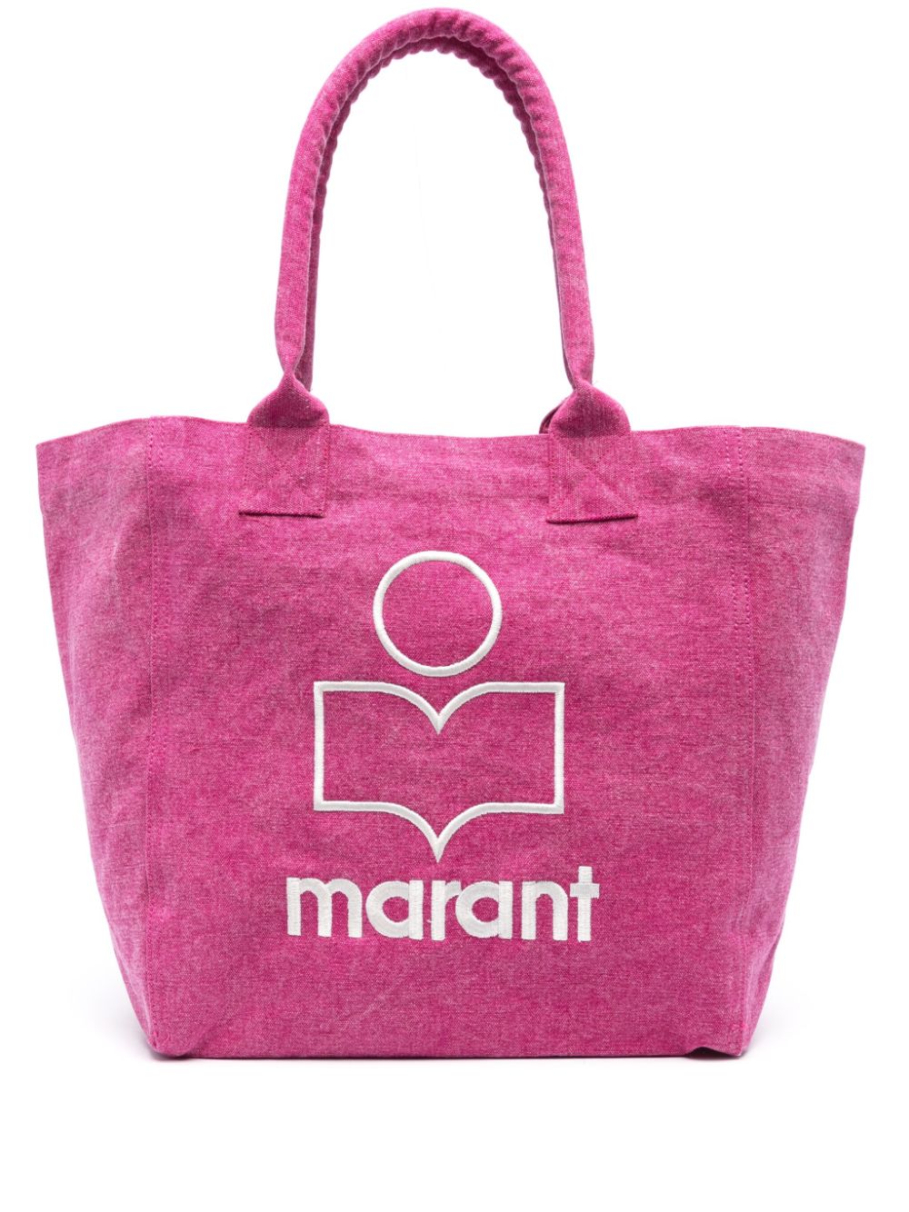 ISABEL MARANT Yenky logo-embroidered tote bag - Pink von ISABEL MARANT