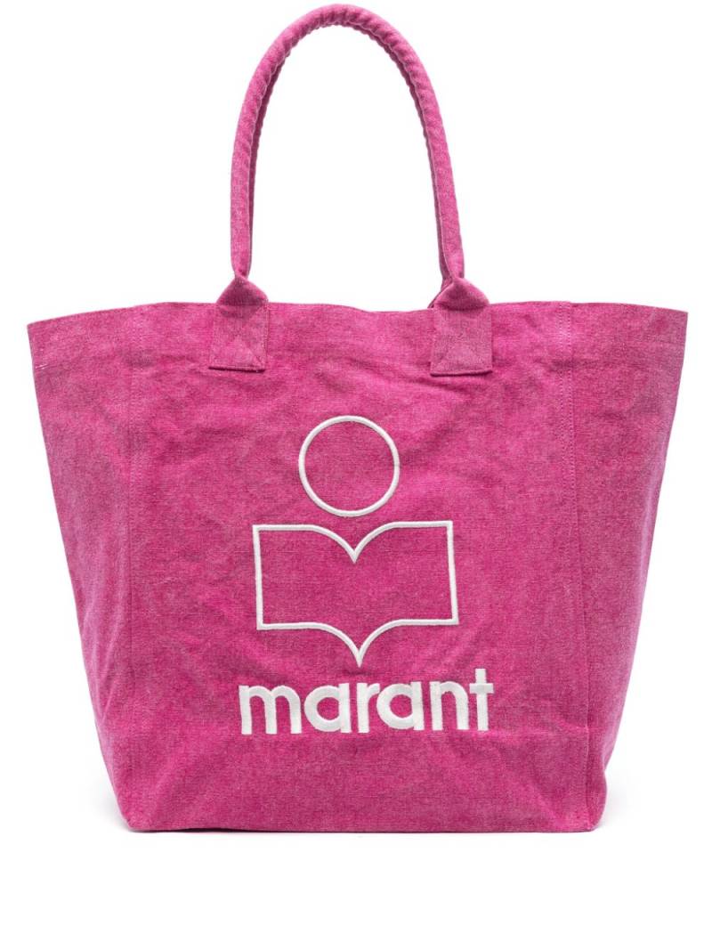 ISABEL MARANT Yenky organic cotton tote bag - Pink von ISABEL MARANT