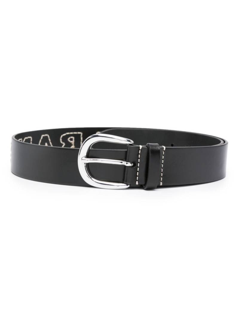 MARANT Zaphy leather belt - Black von MARANT