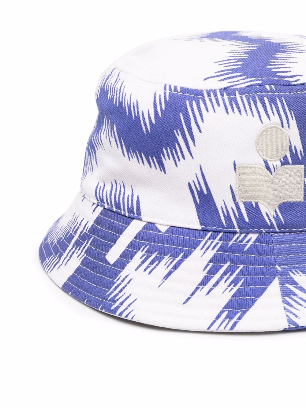 ISABEL MARANT brushed-priny bucket hat - White von ISABEL MARANT