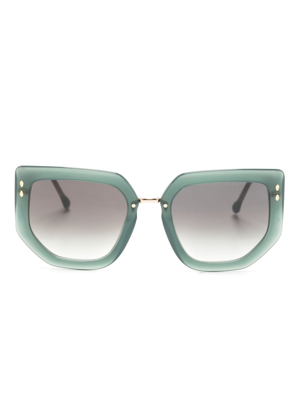 ISABEL MARANT cat-eye frame sunglasses - Green von ISABEL MARANT