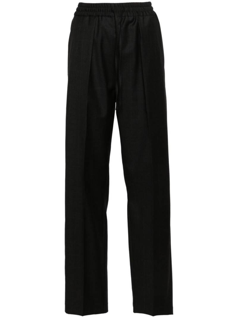 ISABEL MARANT check-pattern tapered-leg trousers - Grey von ISABEL MARANT