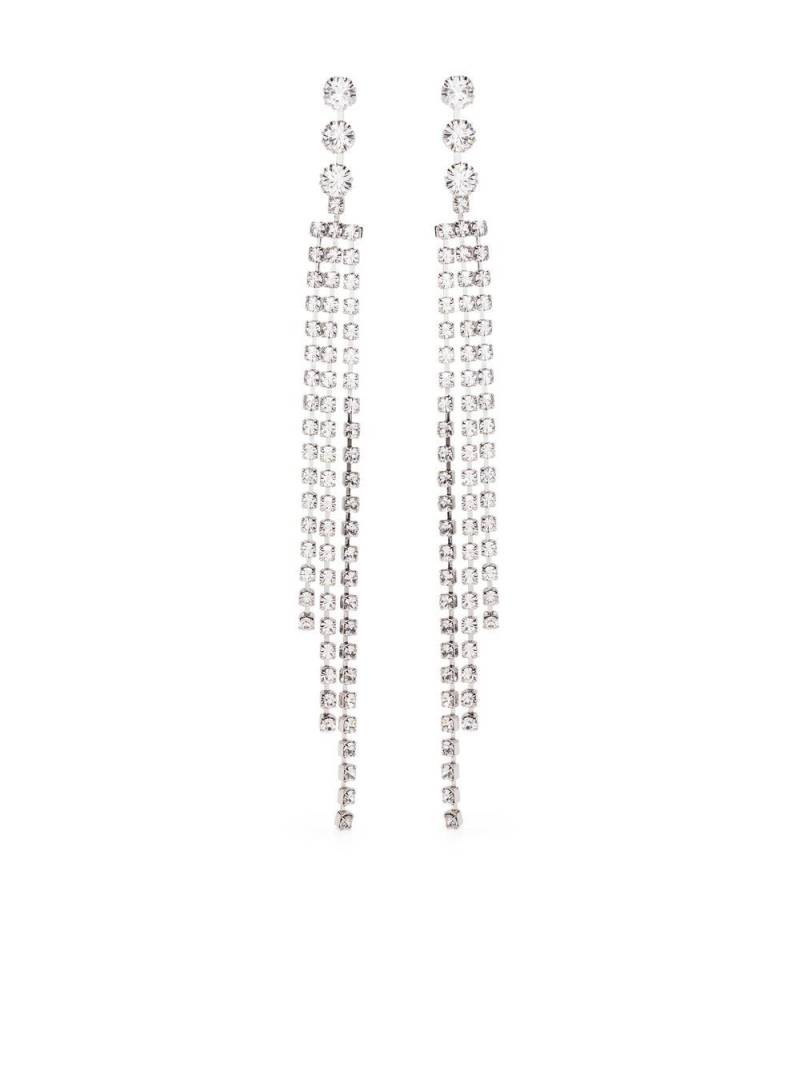 ISABEL MARANT crystal-embellished dangle earrings - Silver von ISABEL MARANT