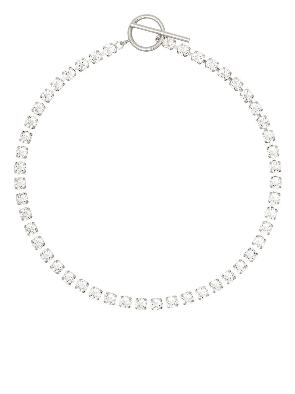 ISABEL MARANT crystal-embellished tennis necklace - Silver von ISABEL MARANT