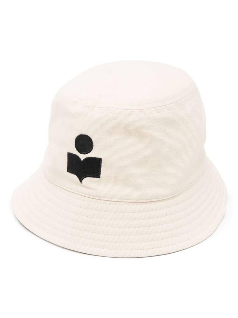 ISABEL MARANT Haley logo-embroidered bucket hat - Neutrals von ISABEL MARANT