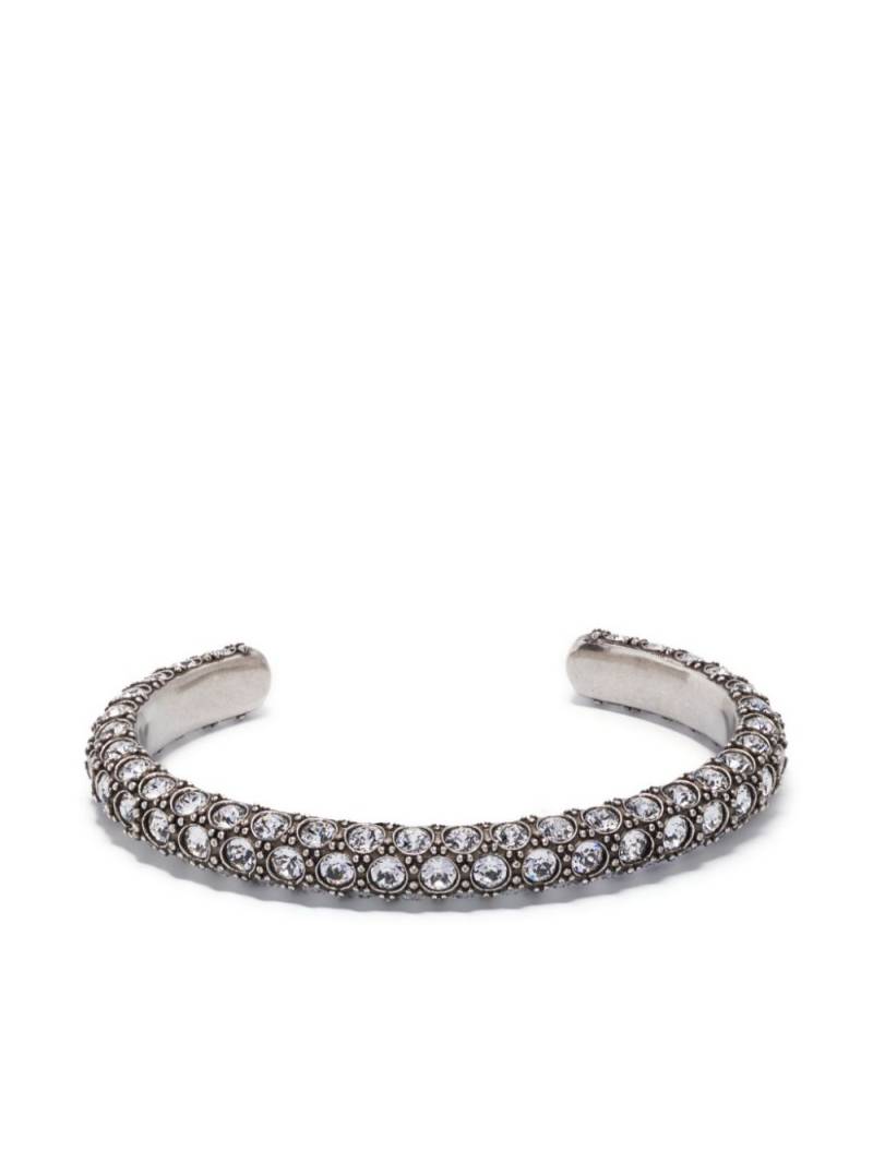 ISABEL MARANT glass crystal-embellished cuff bracelet - Silver von ISABEL MARANT