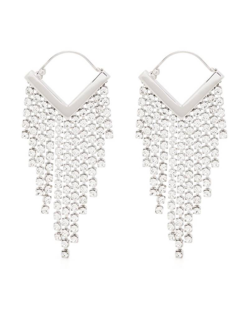 ISABEL MARANT glass crystal-embellished earrings - Silver von ISABEL MARANT