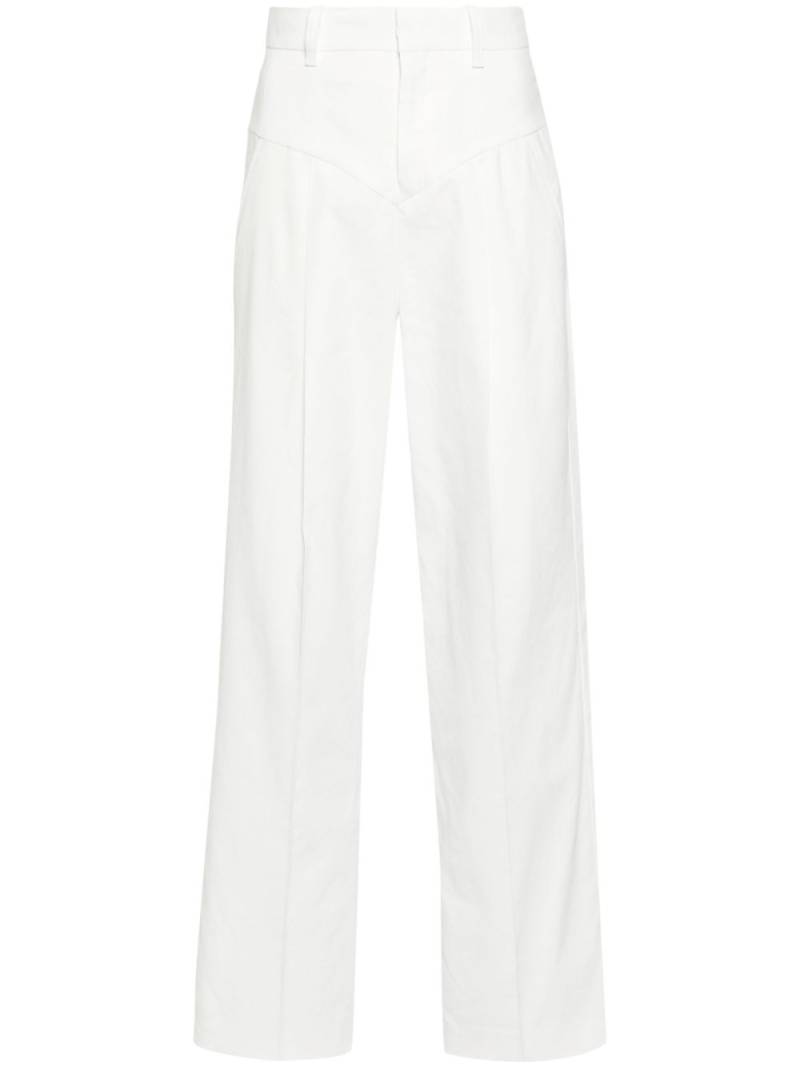 ISABEL MARANT Staya straight-leg trousers - White von ISABEL MARANT