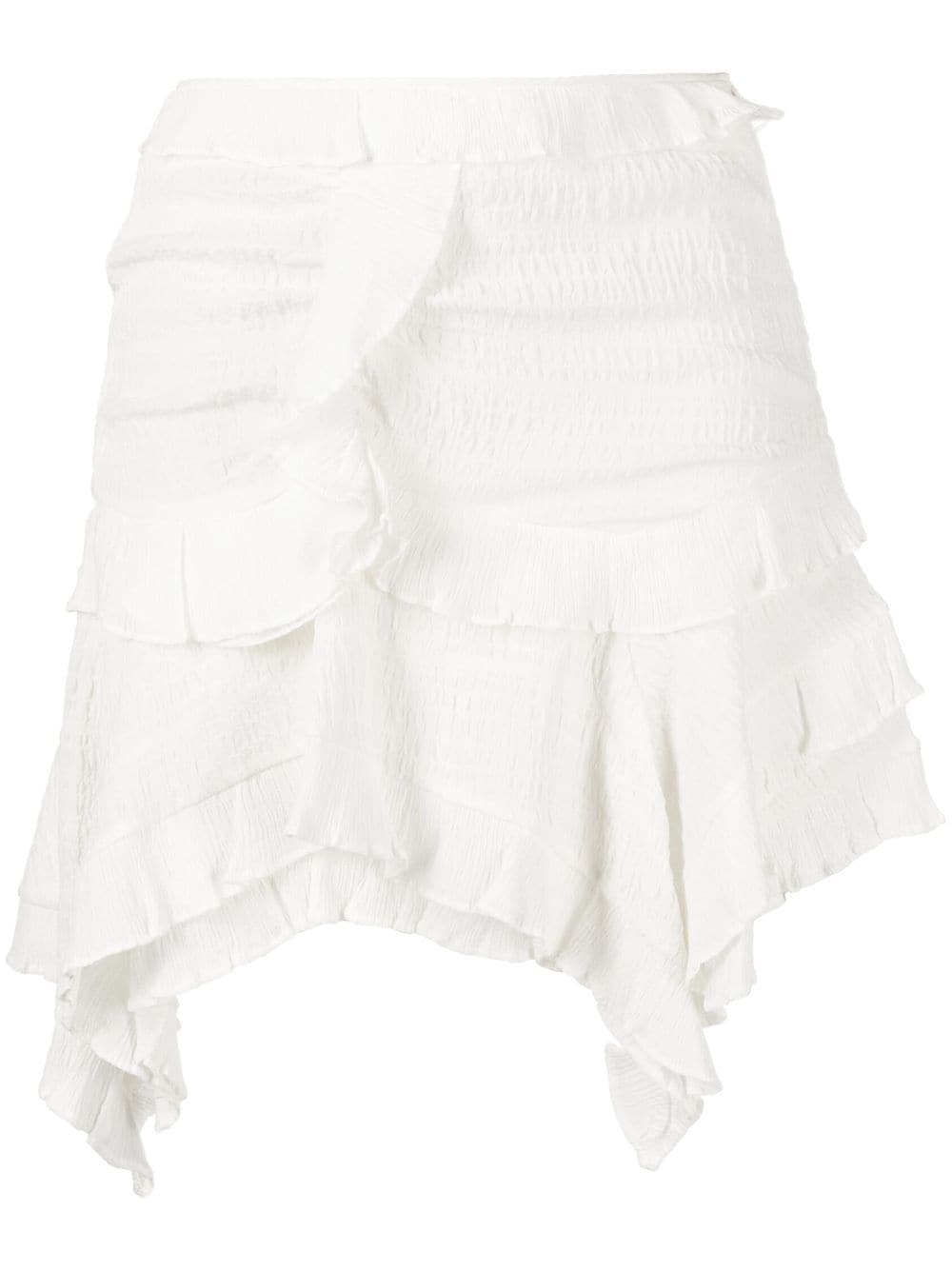 ISABEL MARANT high-waisted asymmetric skirt - White von ISABEL MARANT