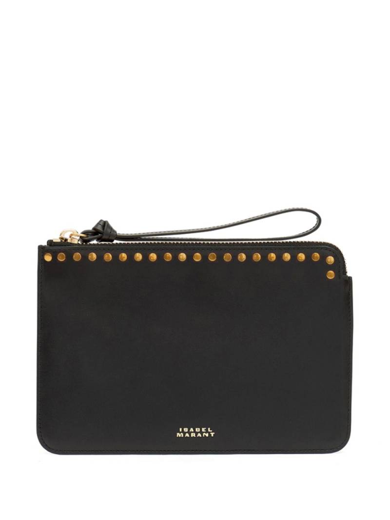 ISABEL MARANT leather clutch bag - Black von ISABEL MARANT