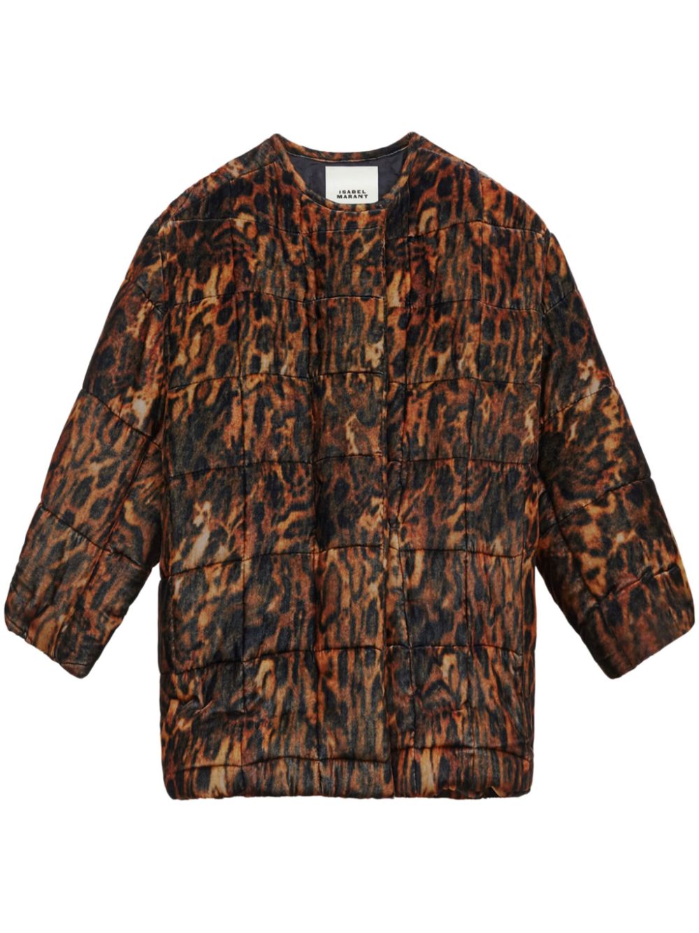 ISABEL MARANT leopard-print silk coat - Brown von ISABEL MARANT