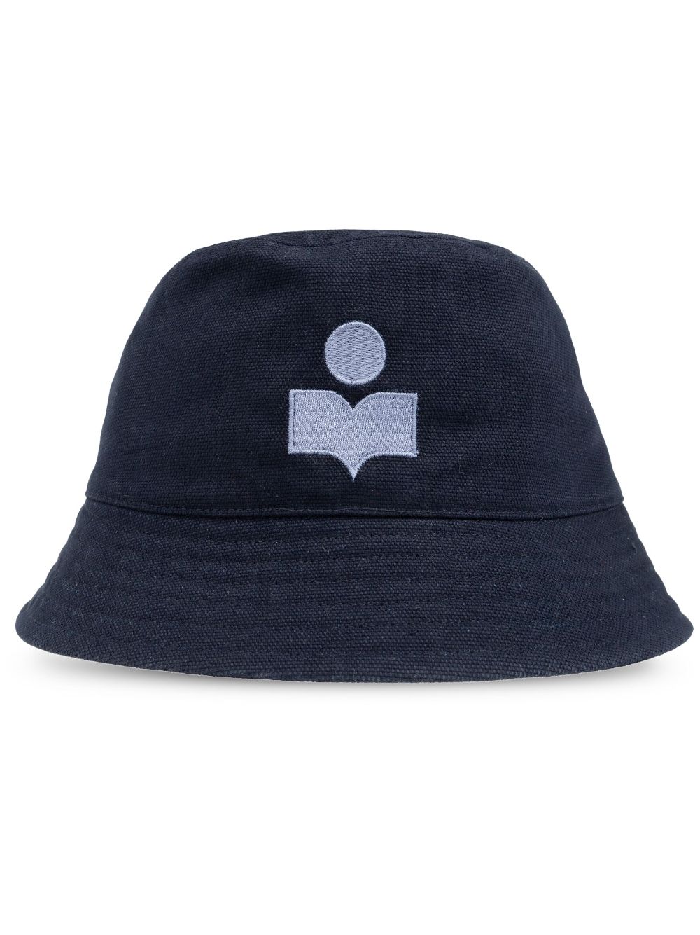 ISABEL MARANT logo-appliqué cotton bucket hat - Blue von ISABEL MARANT