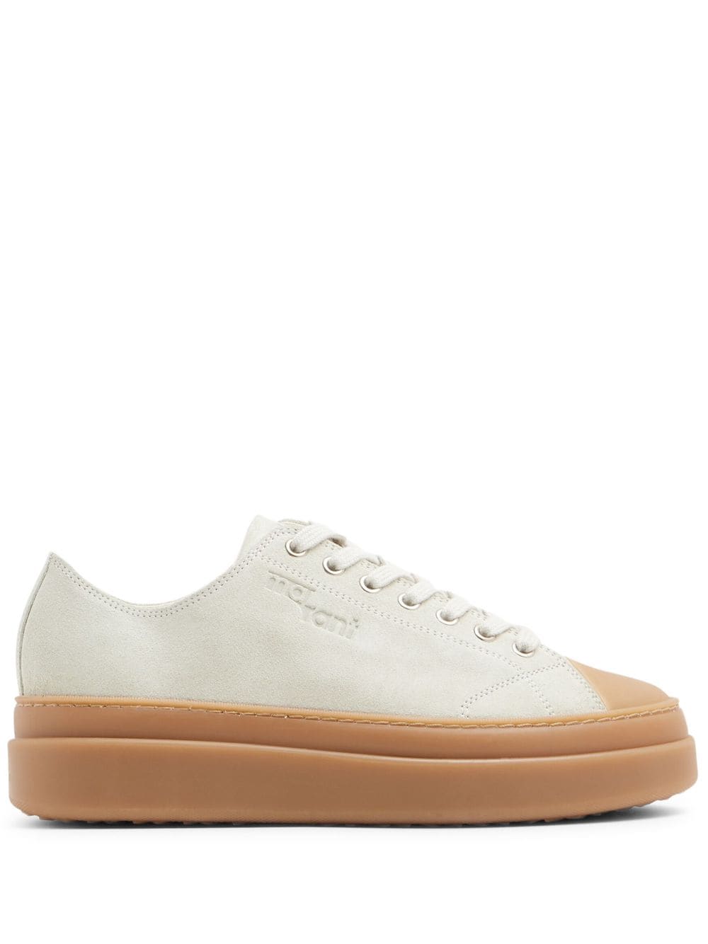 ISABEL MARANT logo-embossed low-top sneakers - White von ISABEL MARANT