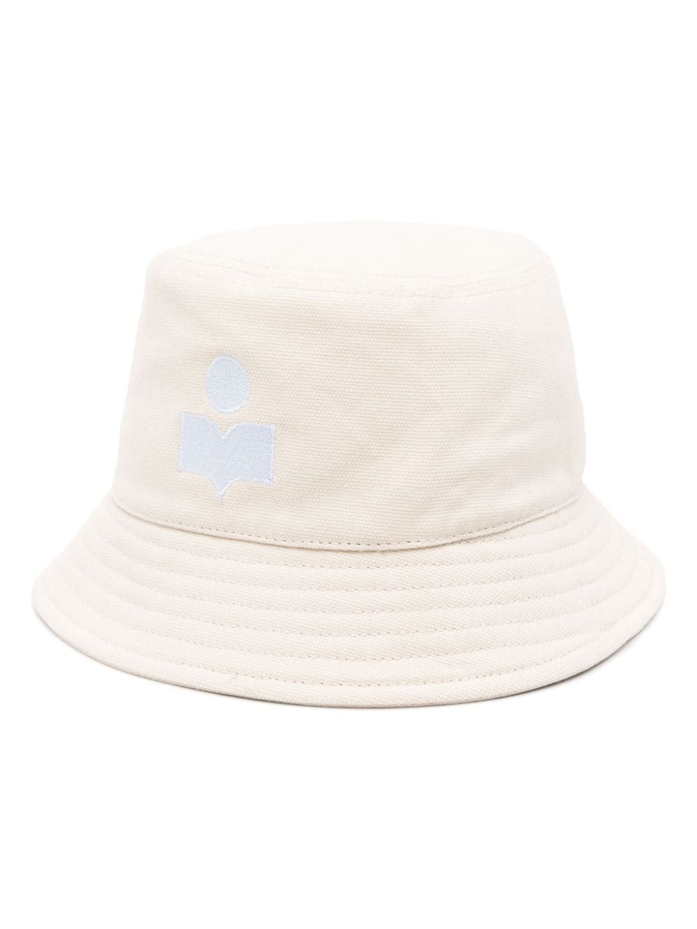 ISABEL MARANT Haley logo-embroidered bucket hat - Neutrals von ISABEL MARANT