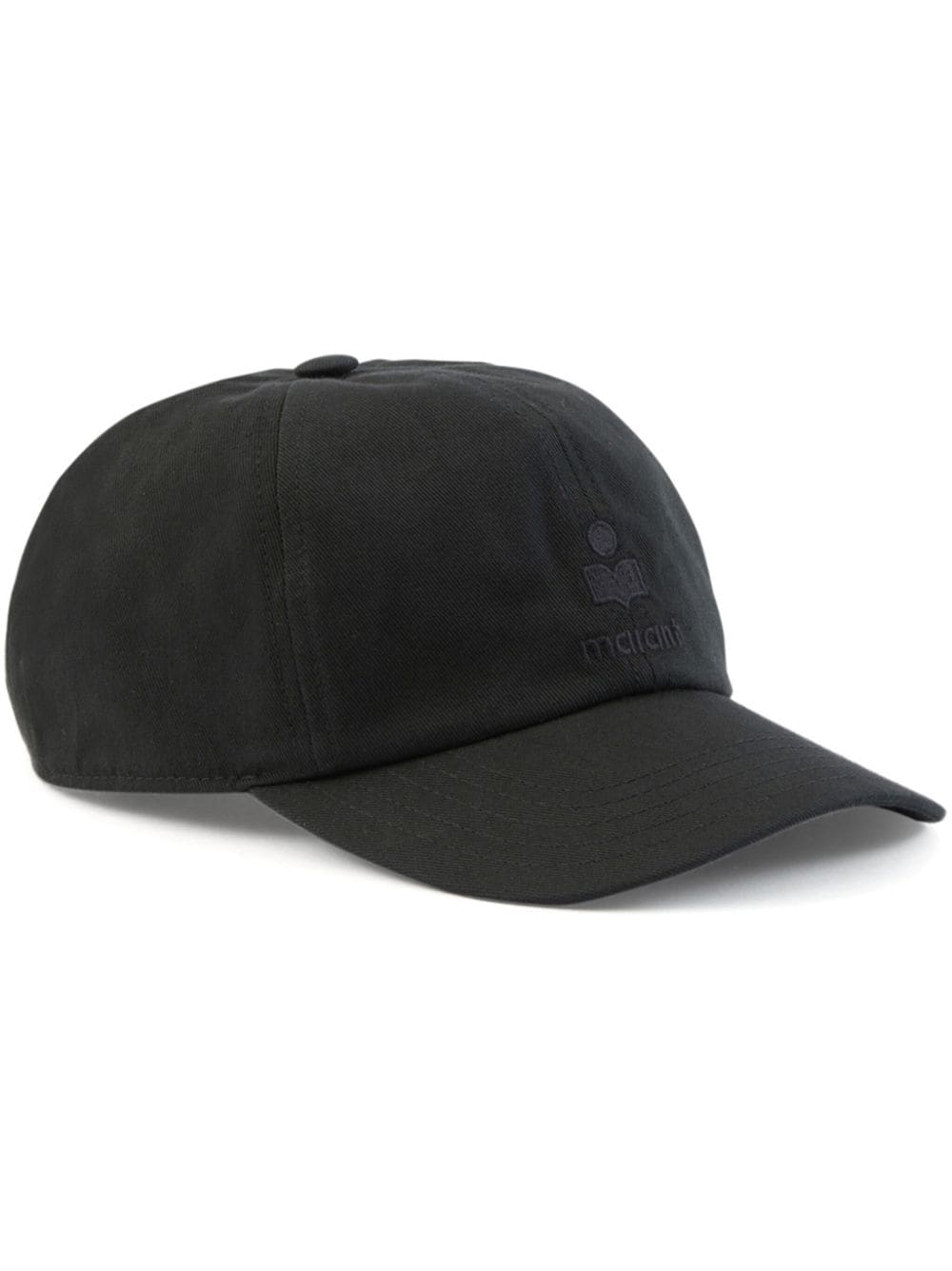 ISABEL MARANT logo-embroidered cotton cap - Black von ISABEL MARANT