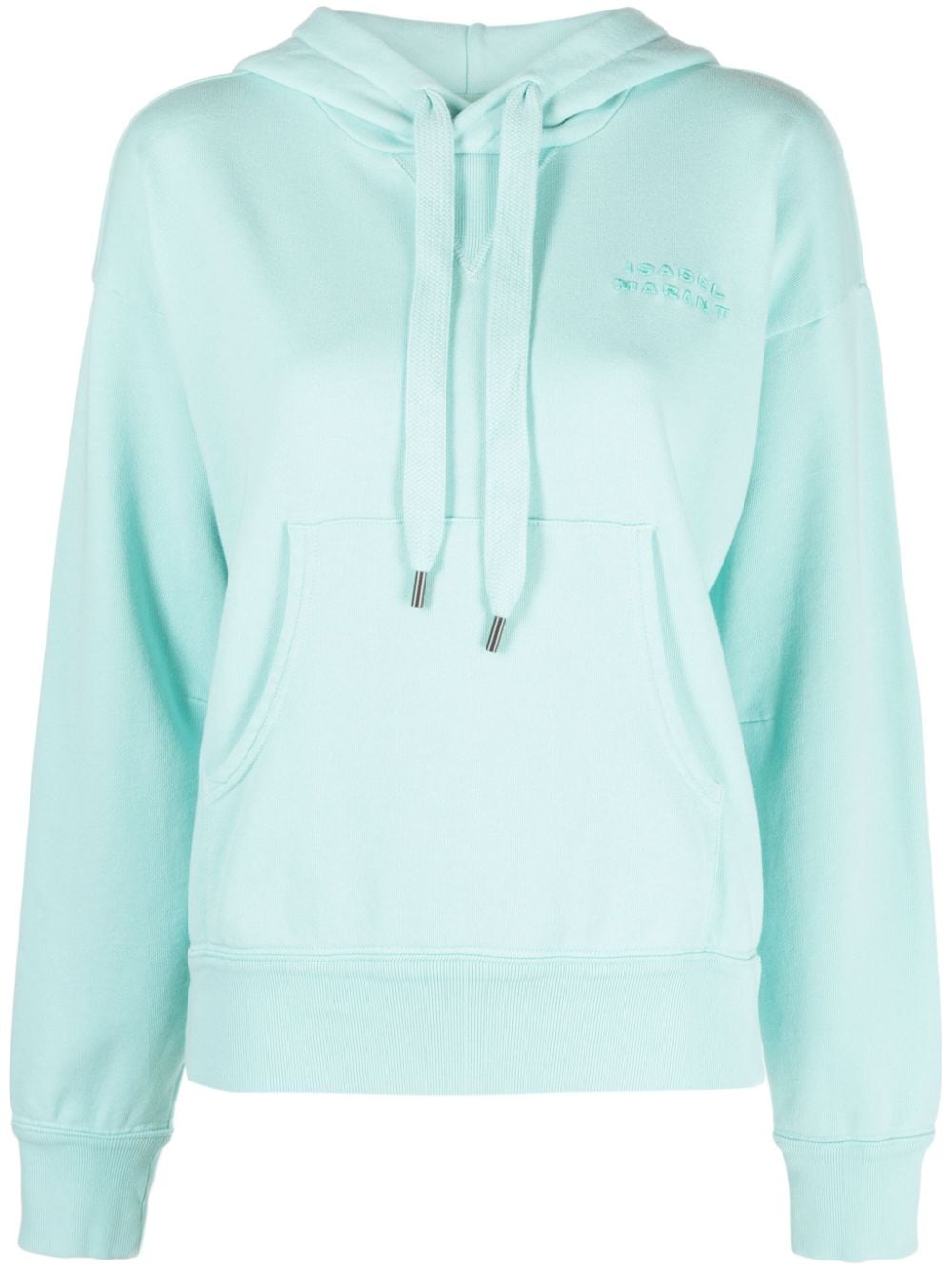 ISABEL MARANT Sylla logo-embroidered hoodie - Green von ISABEL MARANT