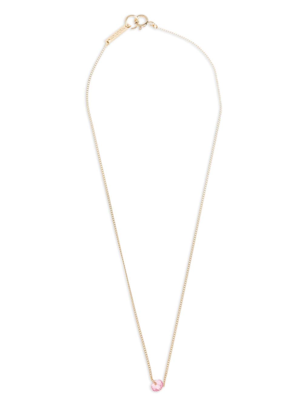 ISABEL MARANT logo-plaque necklace - Gold von ISABEL MARANT