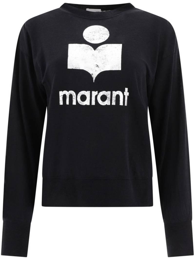 ISABEL MARANT Klowia logo-print T-shirt - Black von ISABEL MARANT