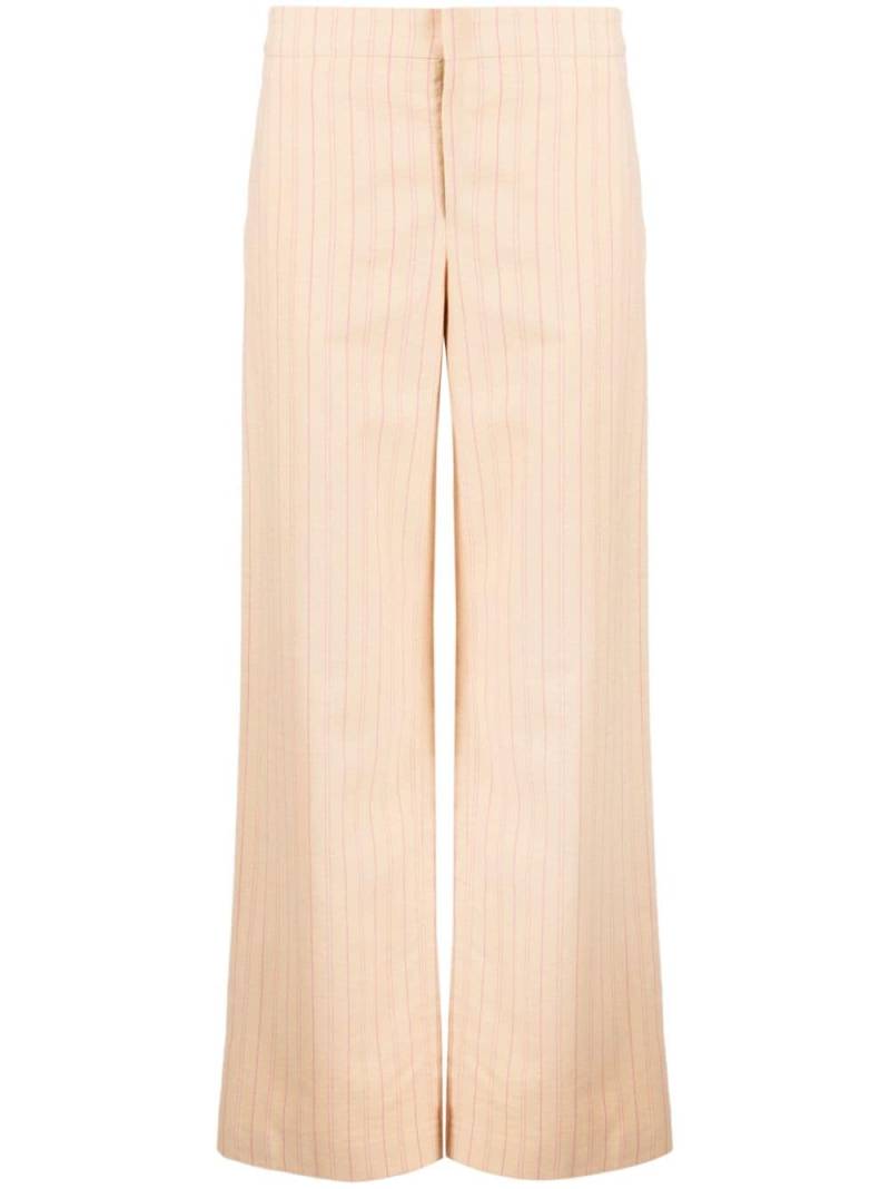 ISABEL MARANT mid-rise straight-leg trousers - Yellow von ISABEL MARANT