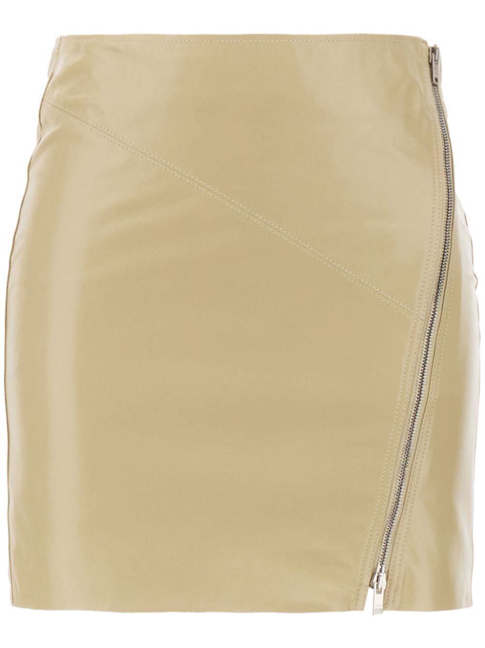 ISABEL MARANT nappa leather skirt - Neutrals von ISABEL MARANT