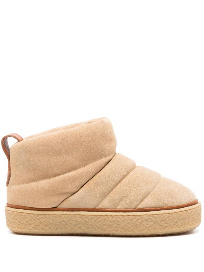 ISABEL MARANT padded suede ankle boots - Neutrals von ISABEL MARANT