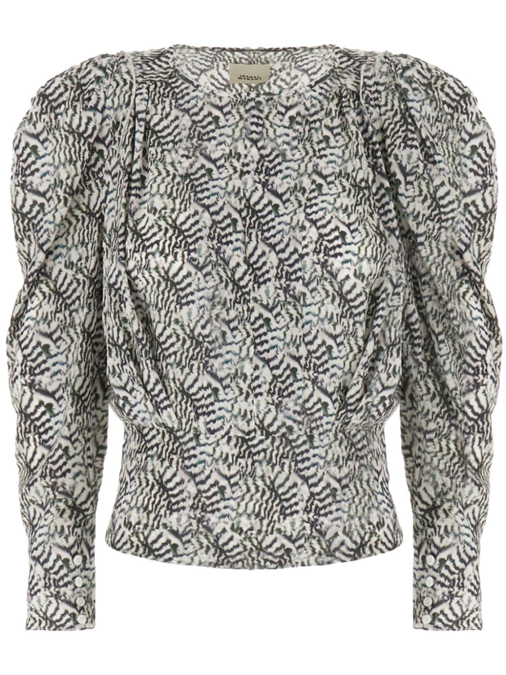 ISABEL MARANT printed blouse - Neutrals von ISABEL MARANT