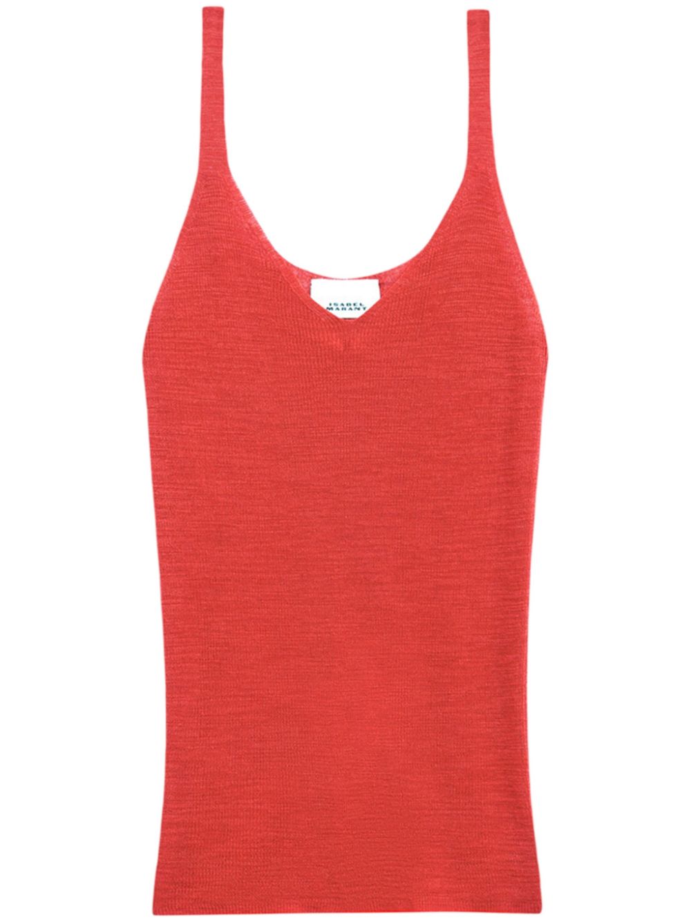 ISABEL MARANT scoop-neck sleeveless top - Red von ISABEL MARANT