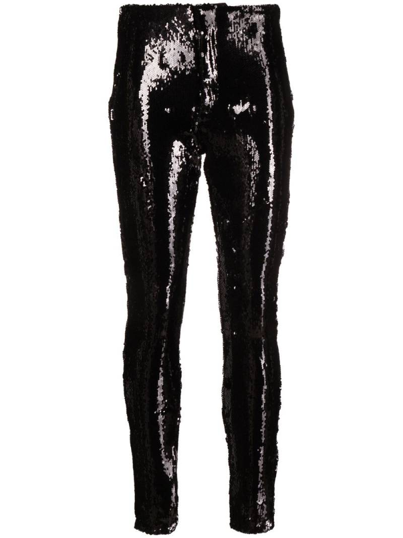 ISABEL MARANT sequin-embellished trousers - Black von ISABEL MARANT