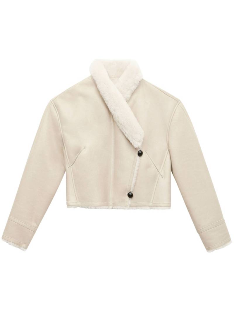 ISABEL MARANT Eriana reversible leather jacket - Neutrals von ISABEL MARANT