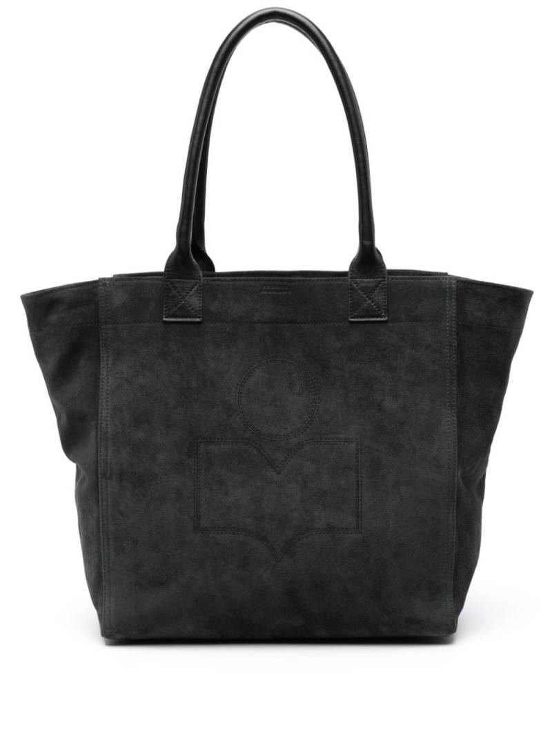 ISABEL MARANT small Yenky suede tote bag - Grey von ISABEL MARANT