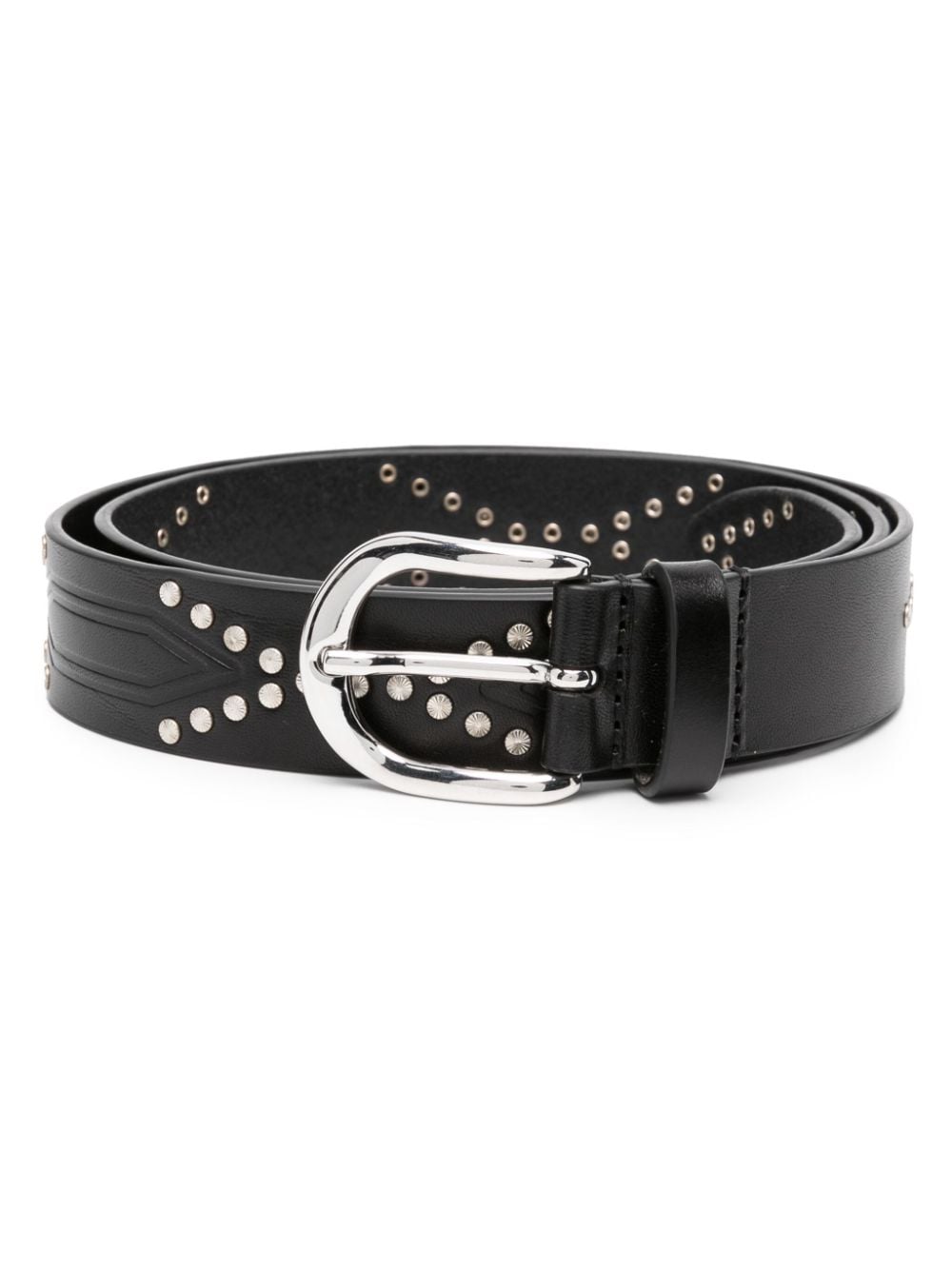 ISABEL MARANT stud-embellished leather belt - Black von ISABEL MARANT