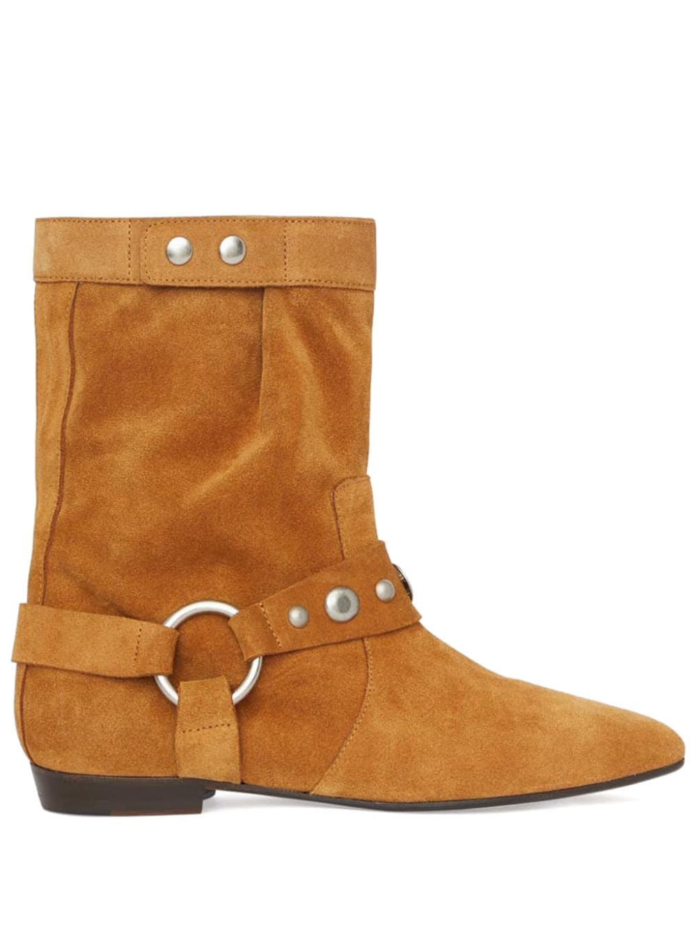 ISABEL MARANT stud-embellished suede boots - Brown von ISABEL MARANT