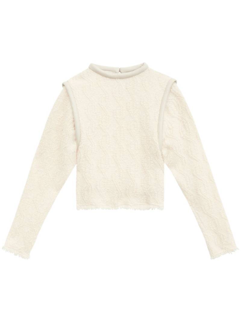 ISABEL MARANT textured-finish chunky jumper - Neutrals von ISABEL MARANT