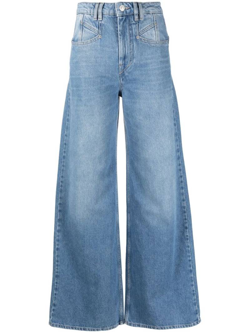 ISABEL MARANT wide-leg denim jeans - Blue von ISABEL MARANT