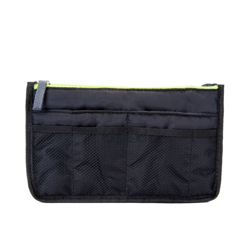 Bag in Bag - Black Neon Yellow Zipper Grösse M von ISDA