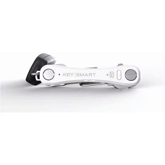 KeySmart Pro - Kompakter Schlüsselhalter mit Tile für 14 Schlüssel - Weiss von ISDA