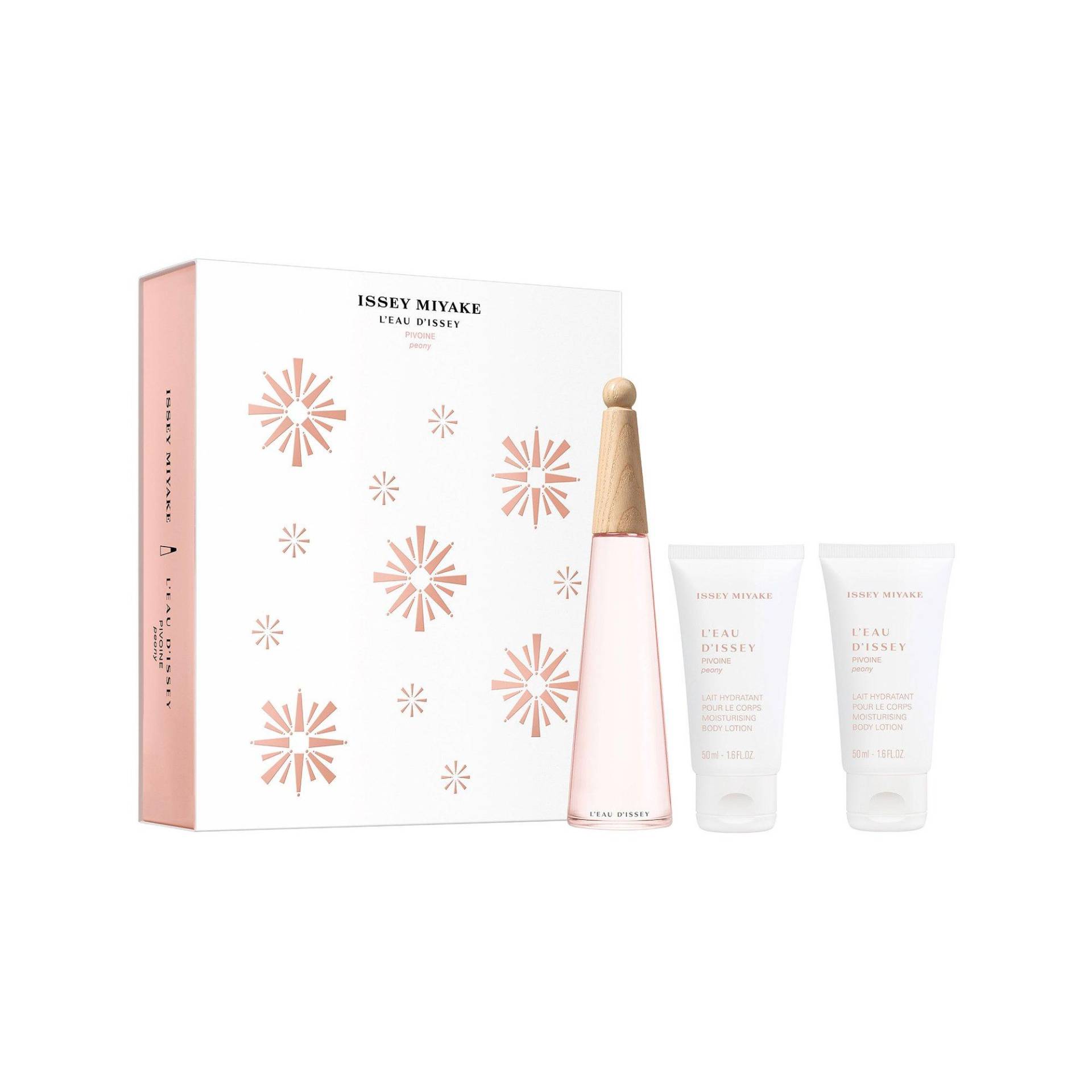 Weihnachtsgeschenkset L'eau D'issey Pivoine Eau De Toilette Intense Unisex  Set von ISSEY MIYAKE