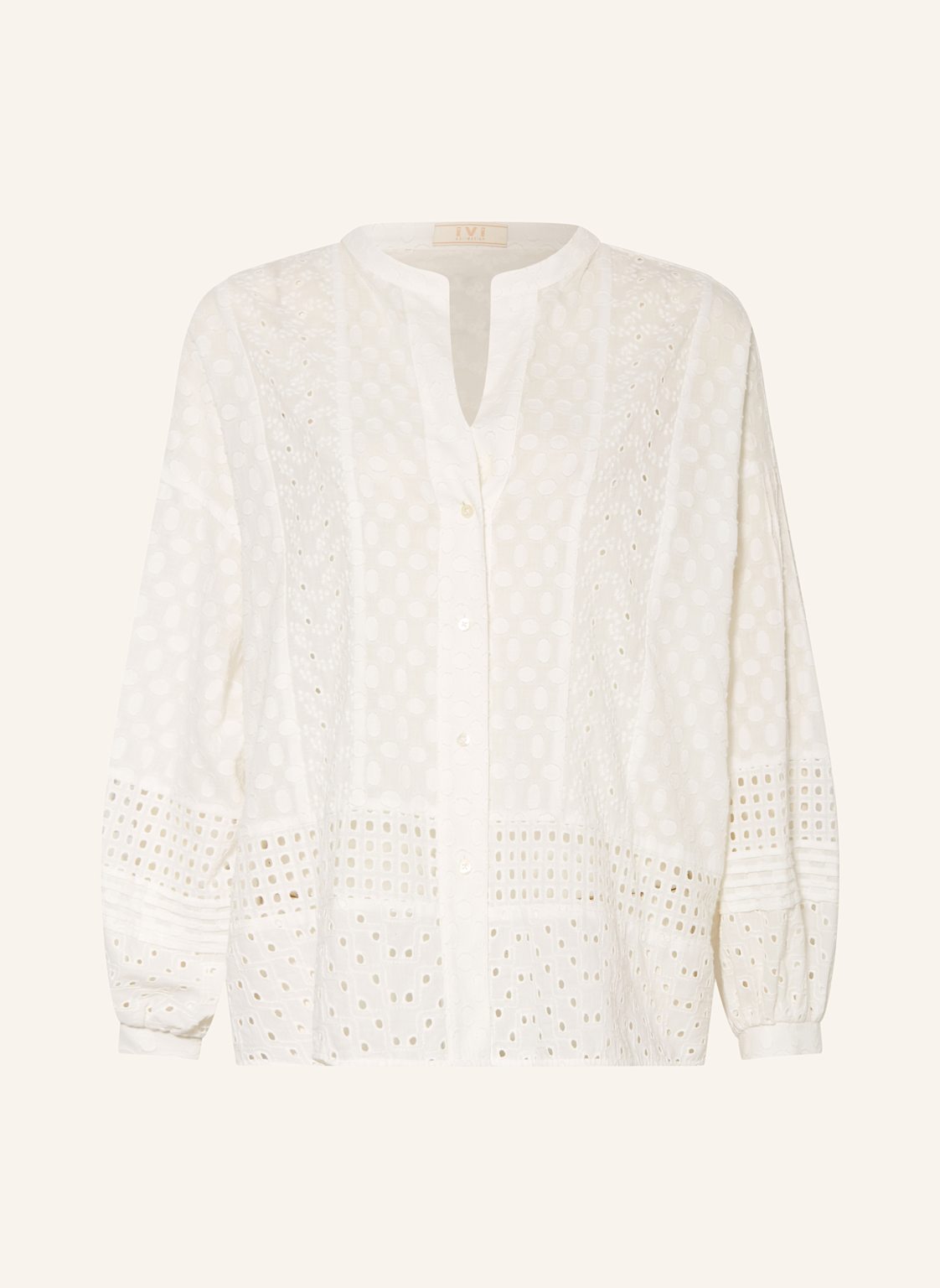 Ivi Collection Bluse Aus Lochspitze weiss Ivi Collection Bluse Aus Lochspitze weiss von IVI collection