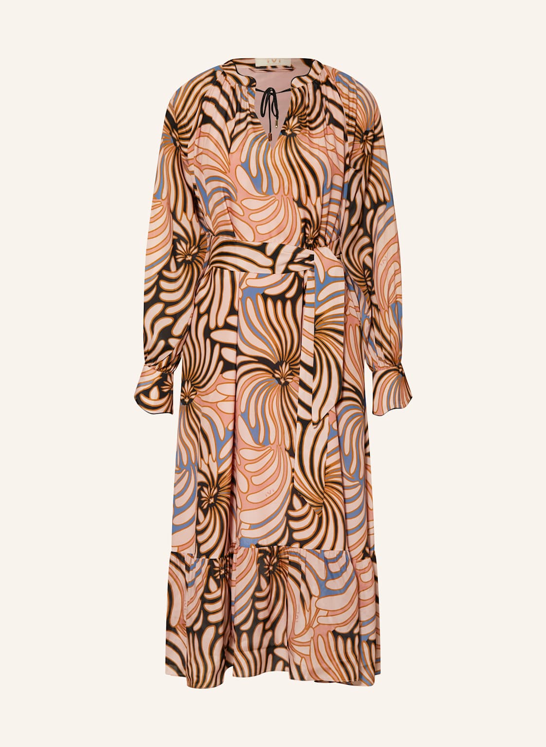 Ivi Collection Kleid Mit Seide rosa Ivi Collection Kleid Mit Seide rosa von IVI collection
