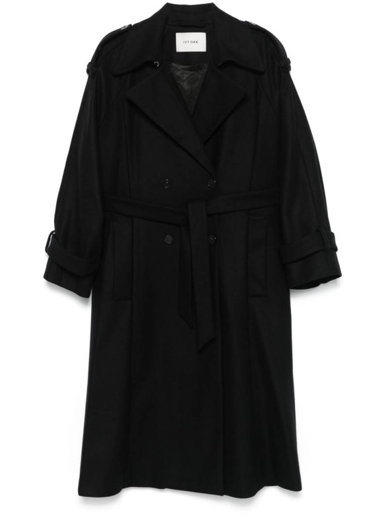 IVY OAK Caroline Ann trench coat - Black von IVY OAK