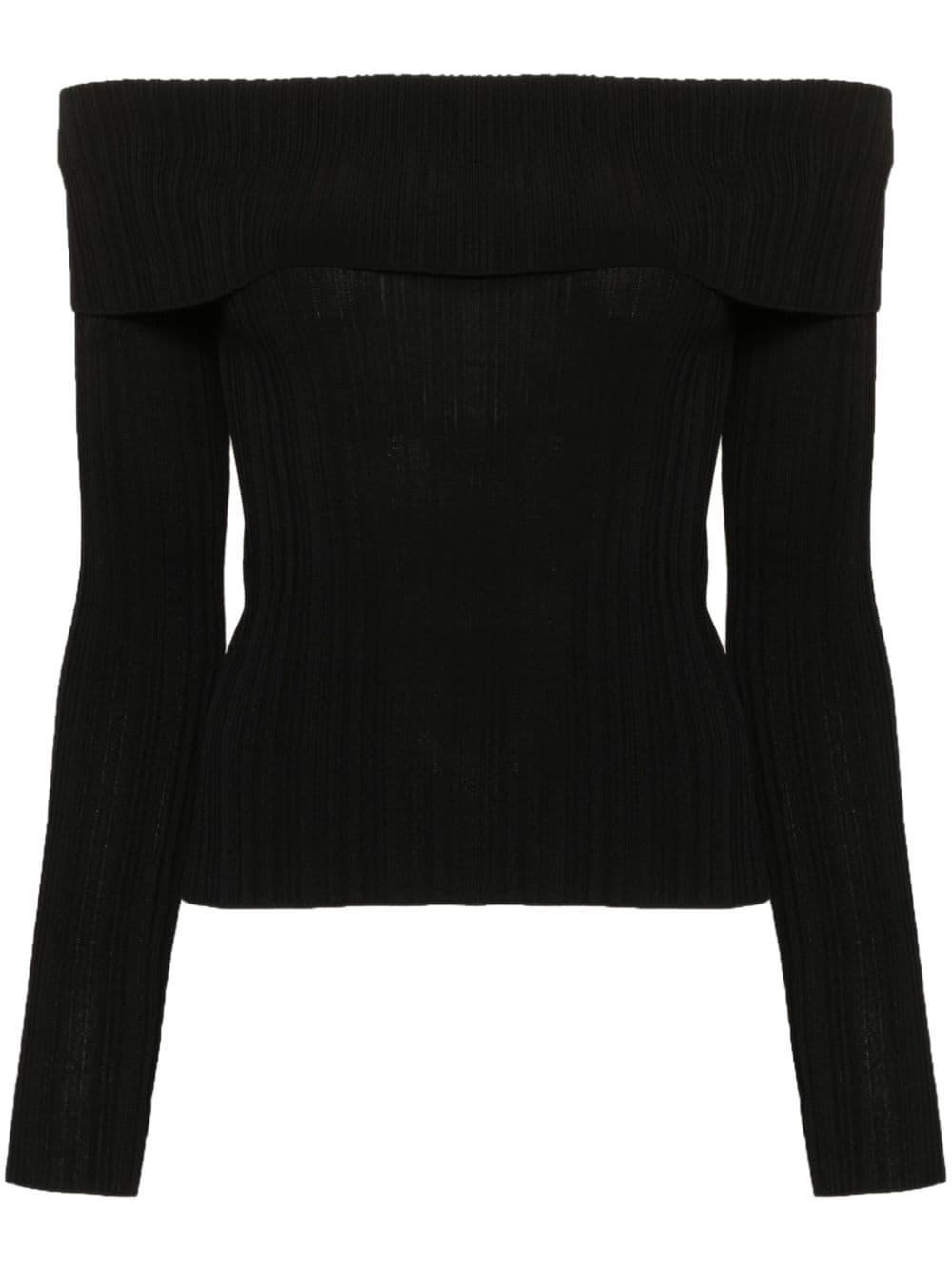 IVY OAK Kalla ribbed-knit top - Black von IVY OAK