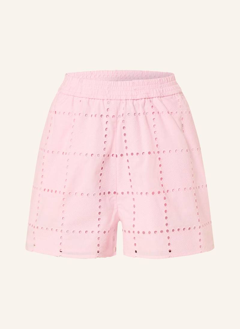 Ivy Oak Shorts Aus Lochspitze rosa von IVY OAK