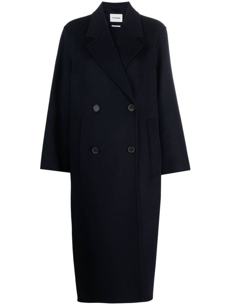 IVY OAK Clara double-breasted wool coat - Blue von IVY OAK