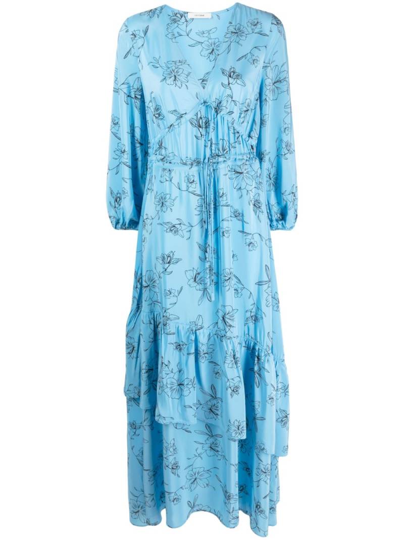 IVY OAK floral-print maxi dress - Blue von IVY OAK