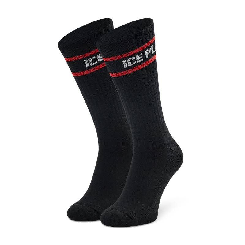 Hohe Herrensocken Ice Play 22I U1M1 6302 6911 9000 Schwarz von Ice Play