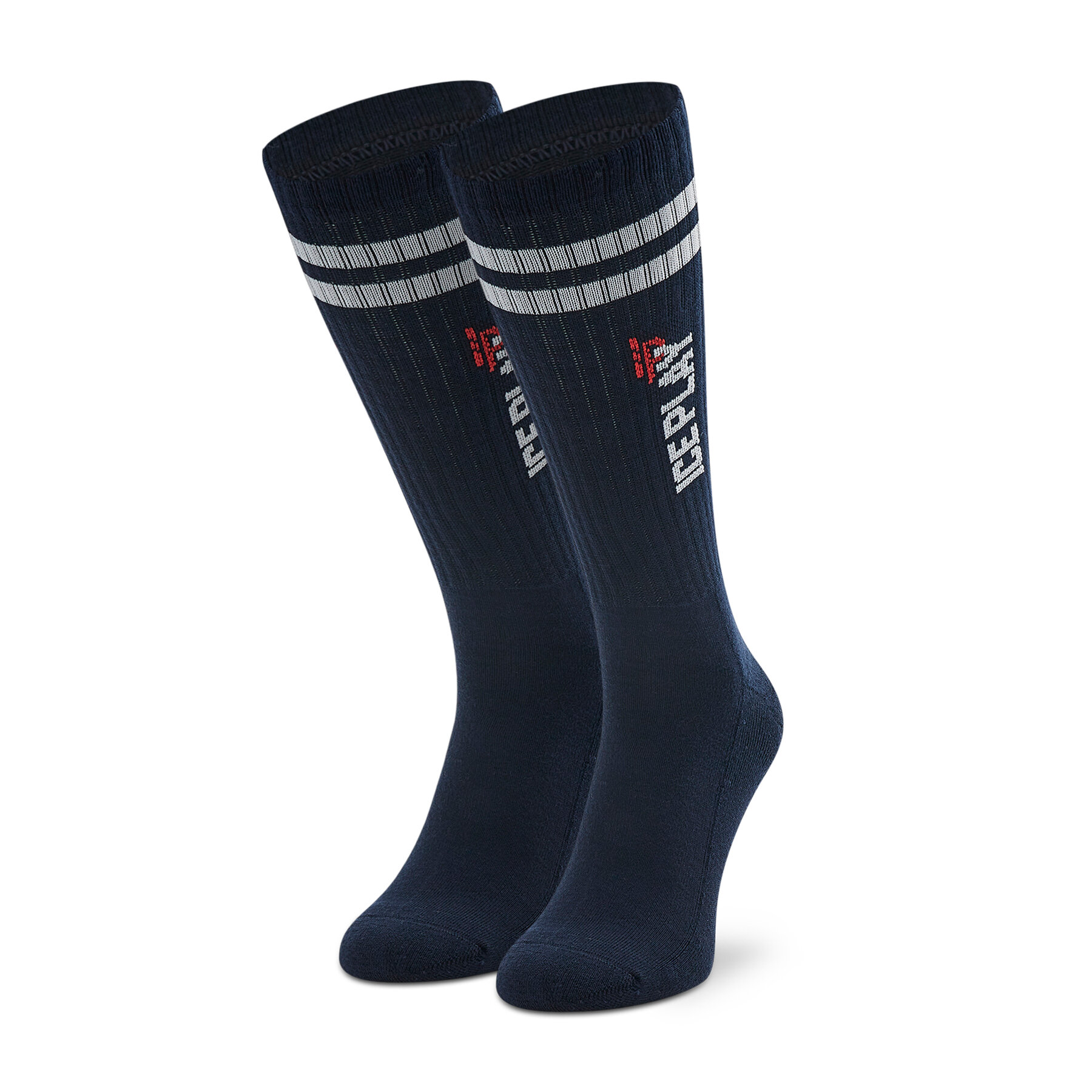 Hohe Unisex-Socken Ice Play 22I U1M1 6301 6911 6689 Dunkelblau von Ice Play