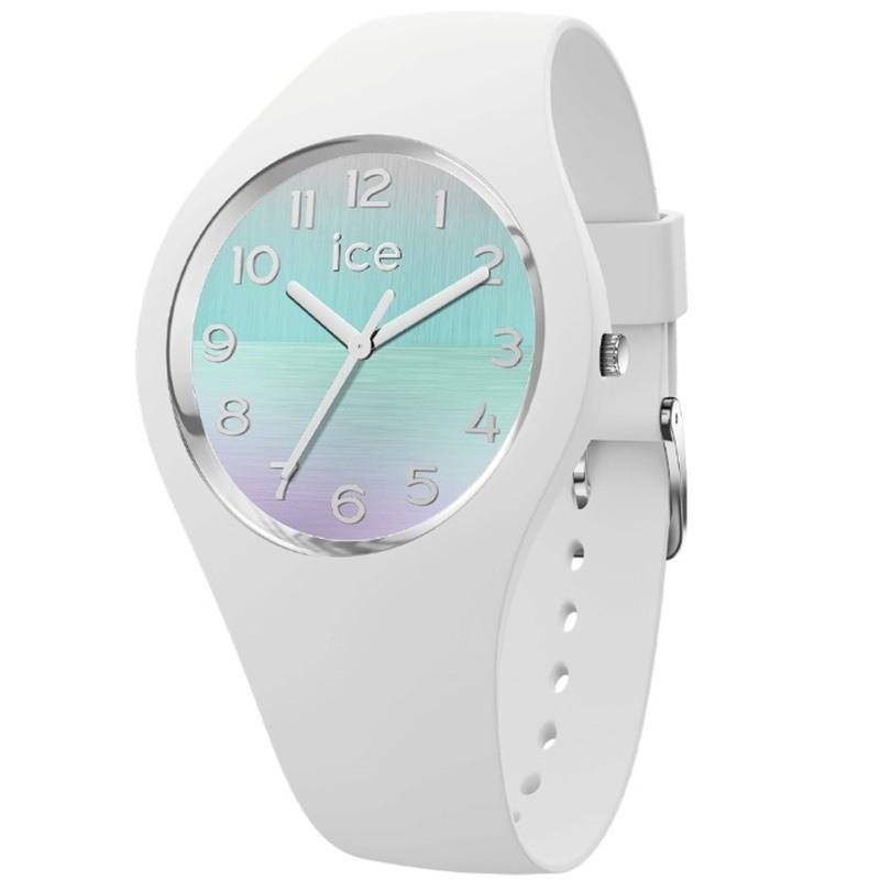 021356 Ice Horizon Turquoise Numbers Damen Silber ONE SIZE von Ice Watch