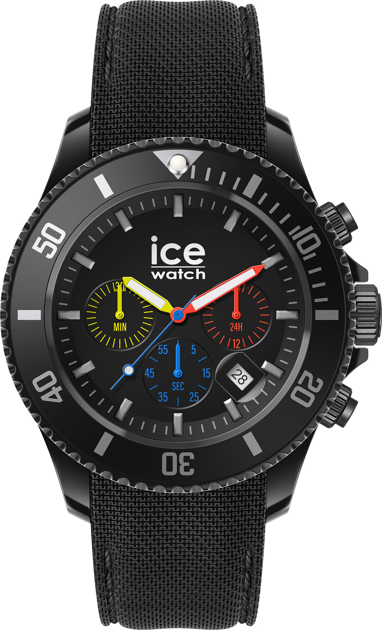 ice-watch Chronograph »ICE chrono - Trilogy - Large - CH, 019842«, Quarzuhr, Armbanduhr, Herren, Datum, Stoppfunktion, 12/24-Std.-Anzeige von Ice-Watch