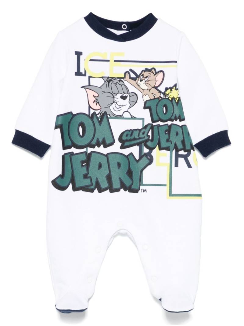 Iceberg Kids Tom & Jerry babygrow set - White von Iceberg Kids