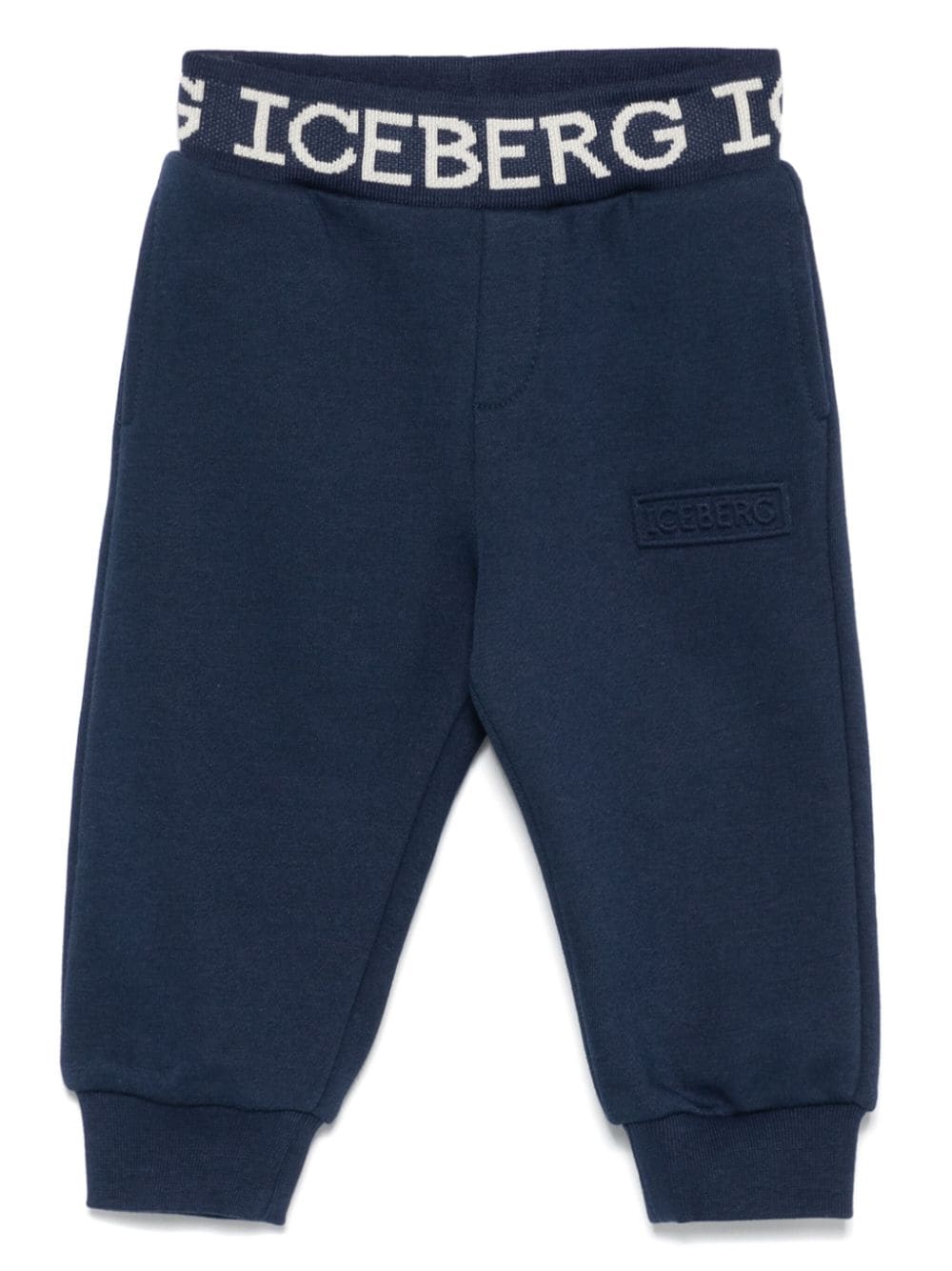 Iceberg Kids logo-embossed track pants - Blue von Iceberg Kids